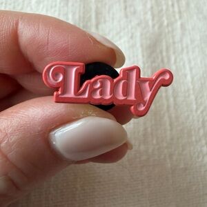 Pink 'Lady' Pin